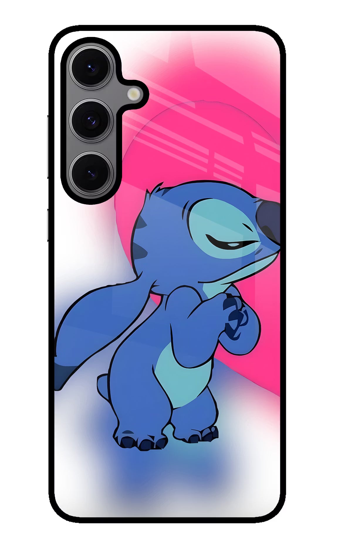 Stitch Hug Samsung S24 FE 5G Glass Case