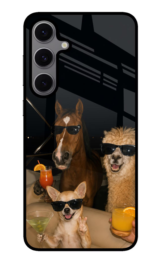 Party Squad Samsung S24 FE 5G Glass Case