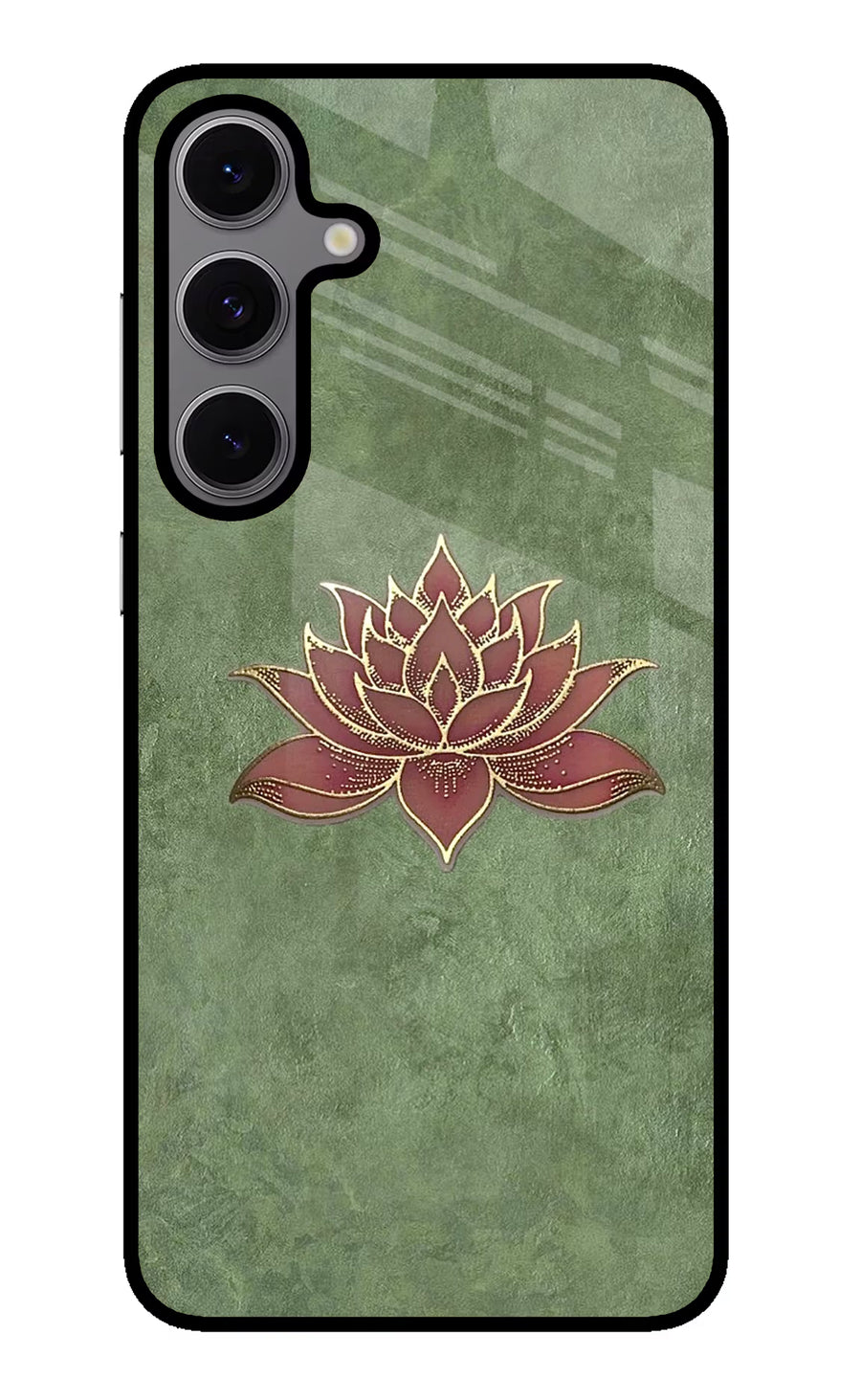 Lotus Grace Samsung S24 FE 5G Back Cover, Glass case