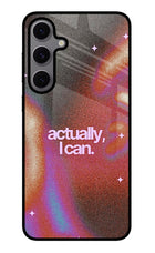 Pink Aura Samsung S24 FE 5G Glass Case