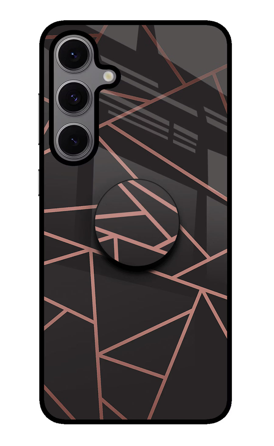 Geometric Pattern Samsung S24 FE 5G Pop Case, Metal case
