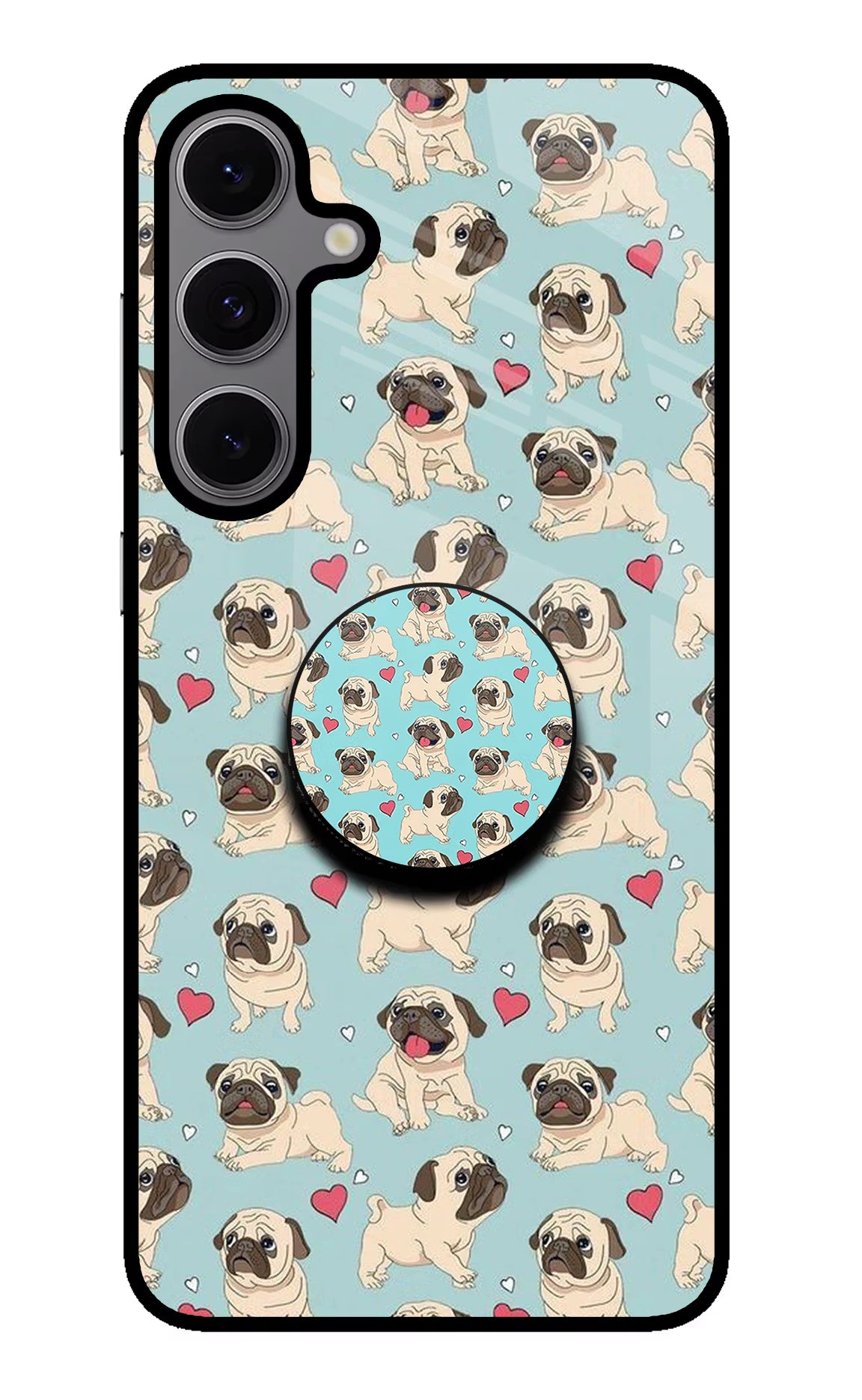 Pug Dog Samsung S24 FE 5G Pop Case by Casekaro