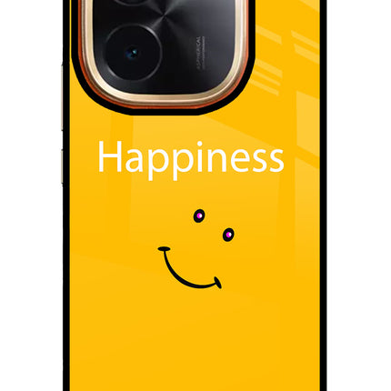 Happiness With Smiley Vivo T3 Pro 5G Glass Case