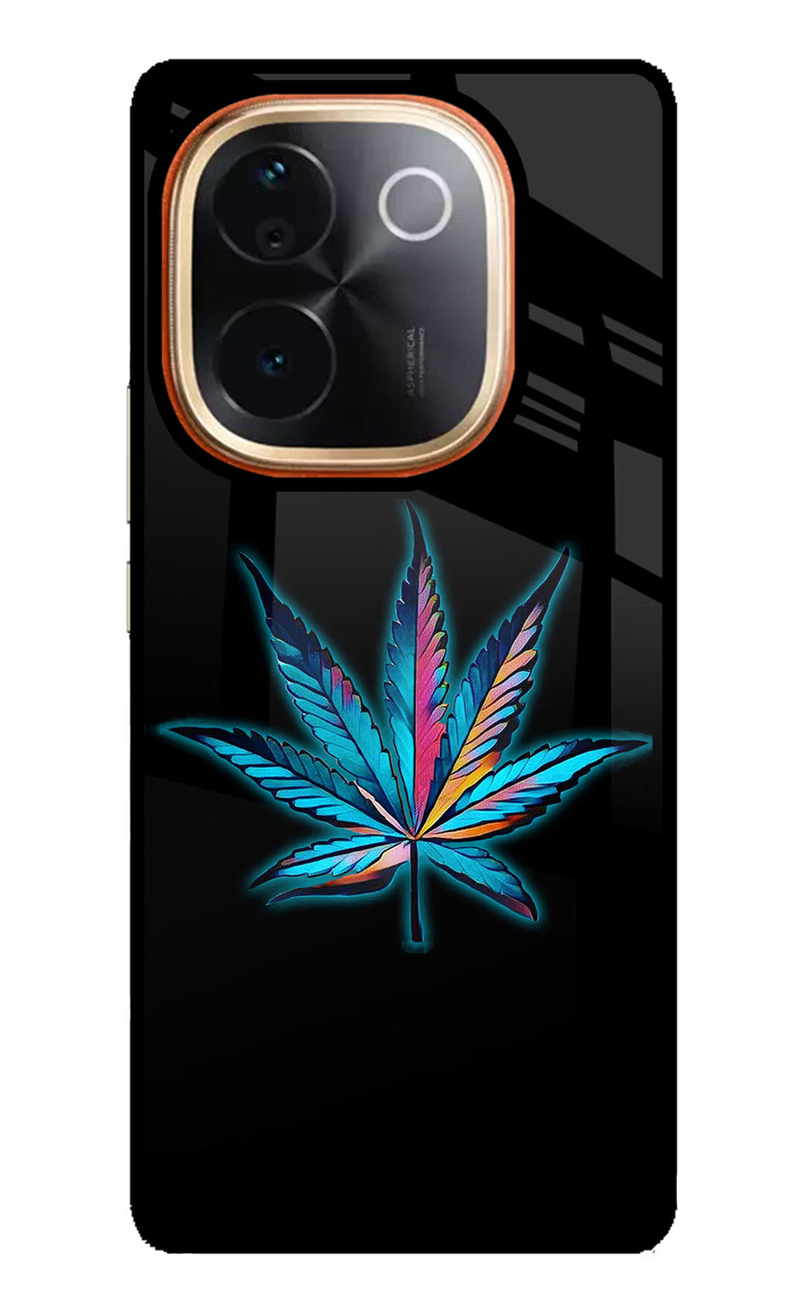 Weed Vivo T3 Pro 5G Back Cover, Glass case