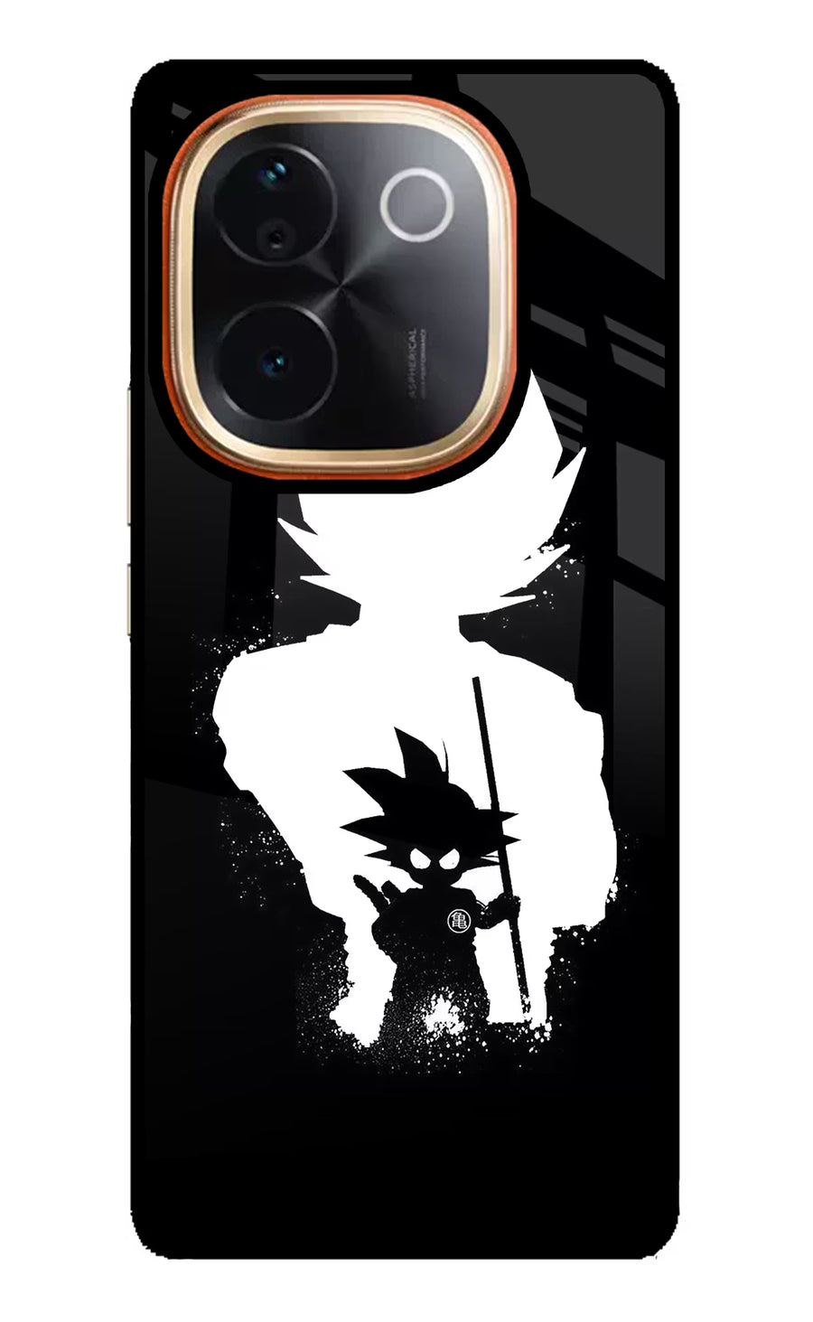 Goku Shadow Vivo T3 Pro 5G Back Cover, Glass case