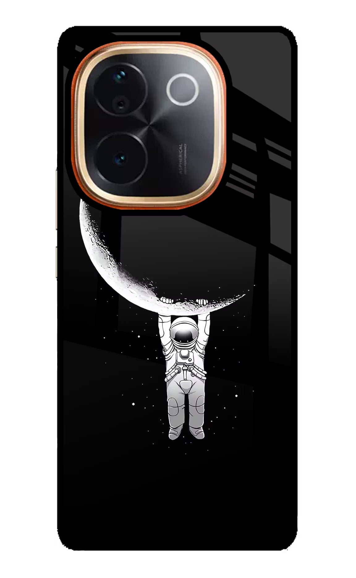 Moon Space Vivo T3 Pro 5G Glass Case Back Cover by Casekaro