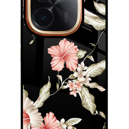 Flowers Vivo T3 Pro 5G Glass Case