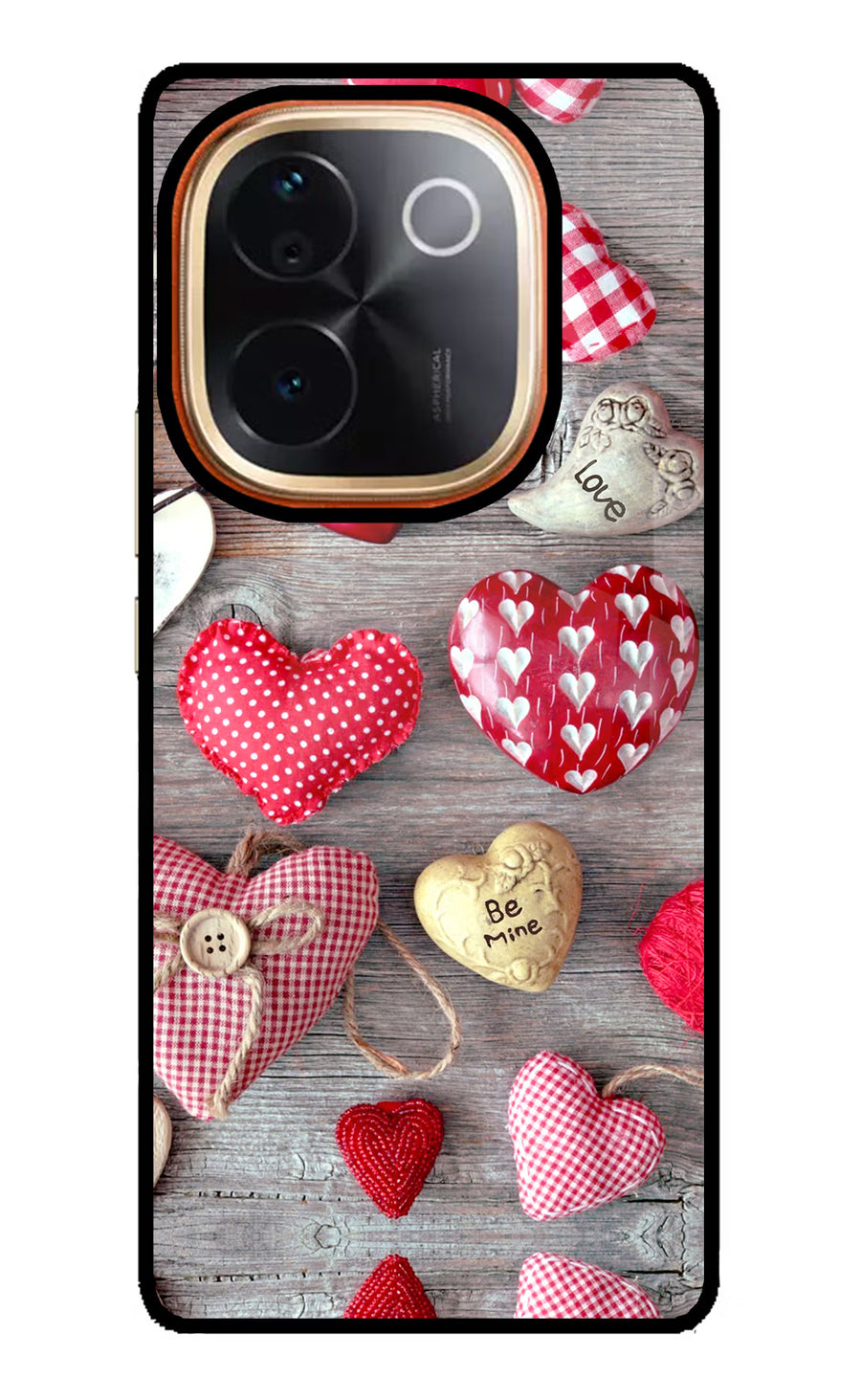Love Wallpaper Vivo T3 Pro 5G Back Cover, Glass case