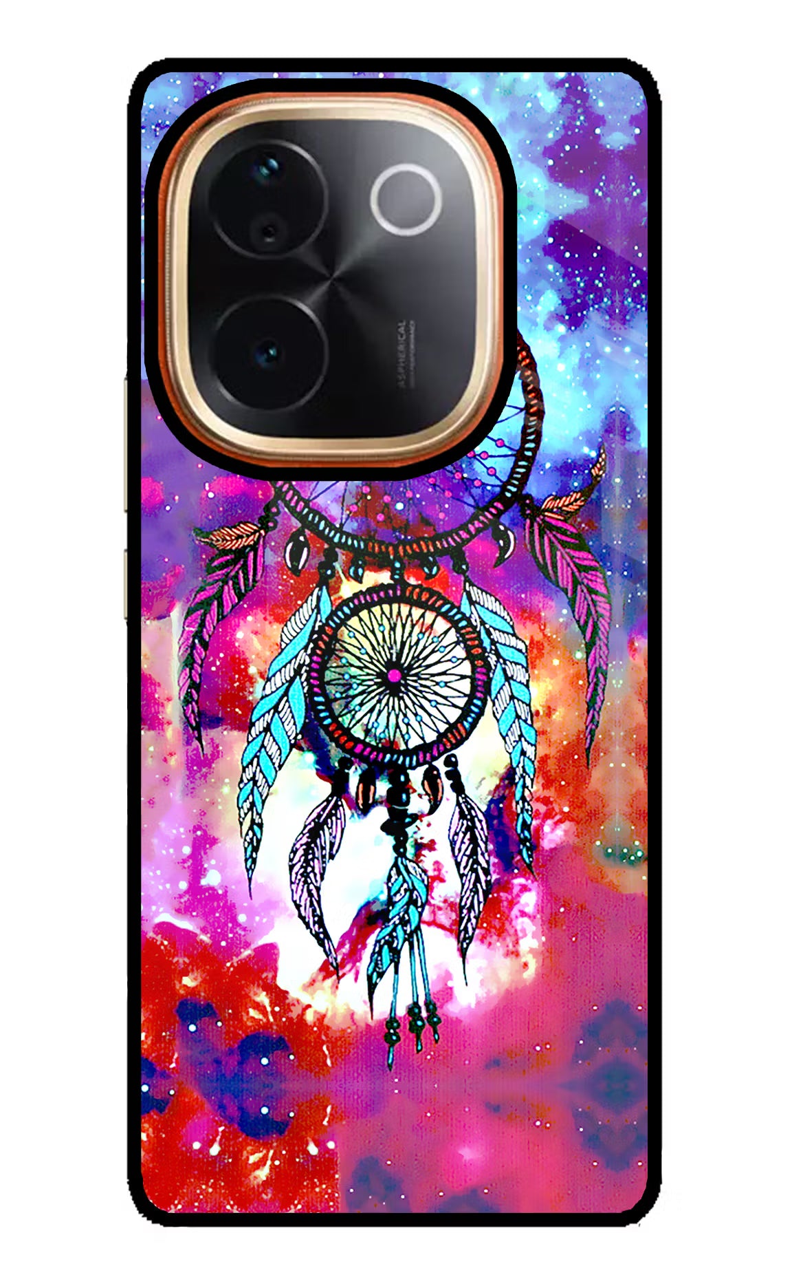 Dream Catcher Abstract Vivo T3 Pro 5G Glass Case Back Cover by Casekaro