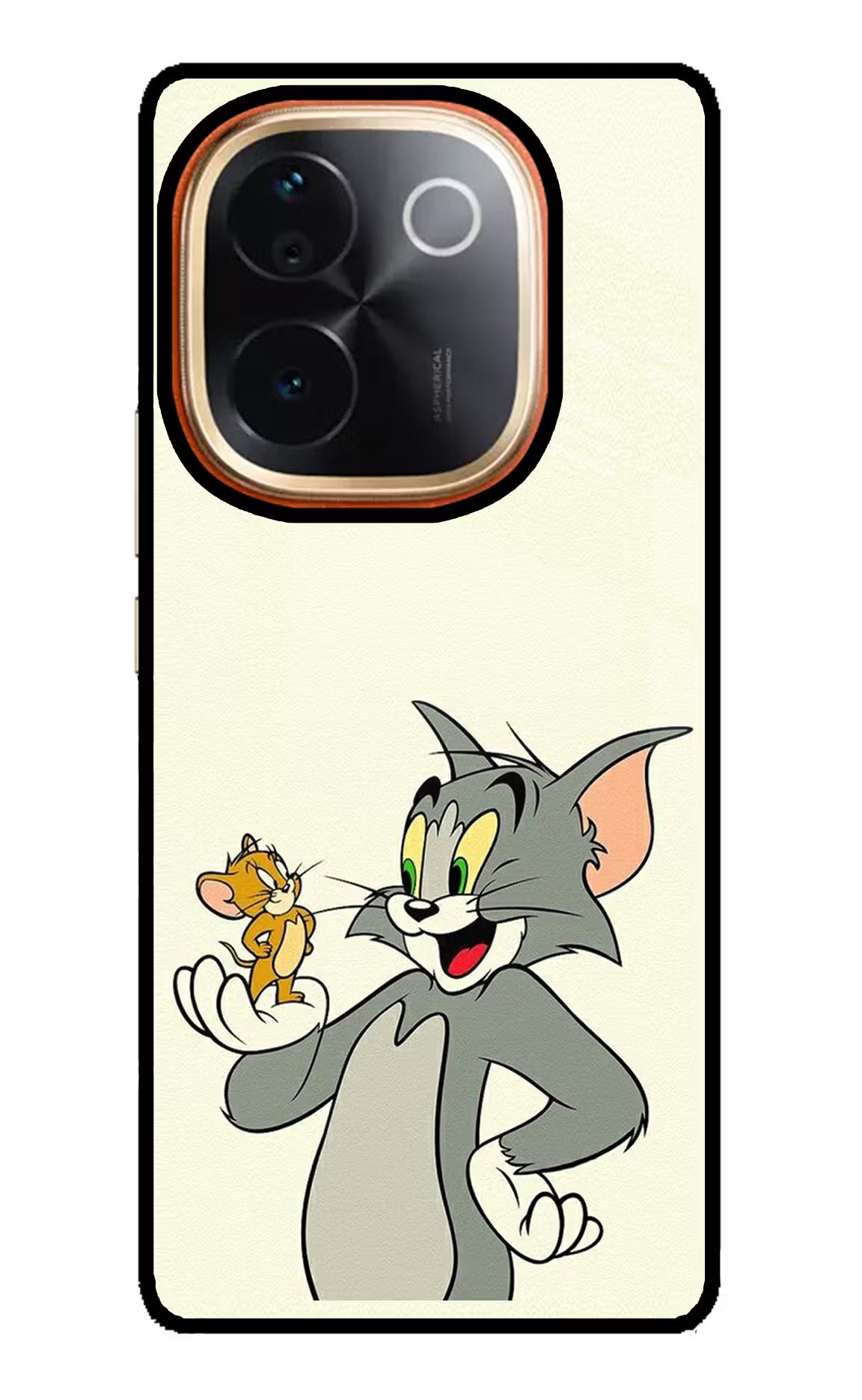 Tom & Jerry Vivo T3 Pro 5G Glass Case Back Cover by Casekaro
