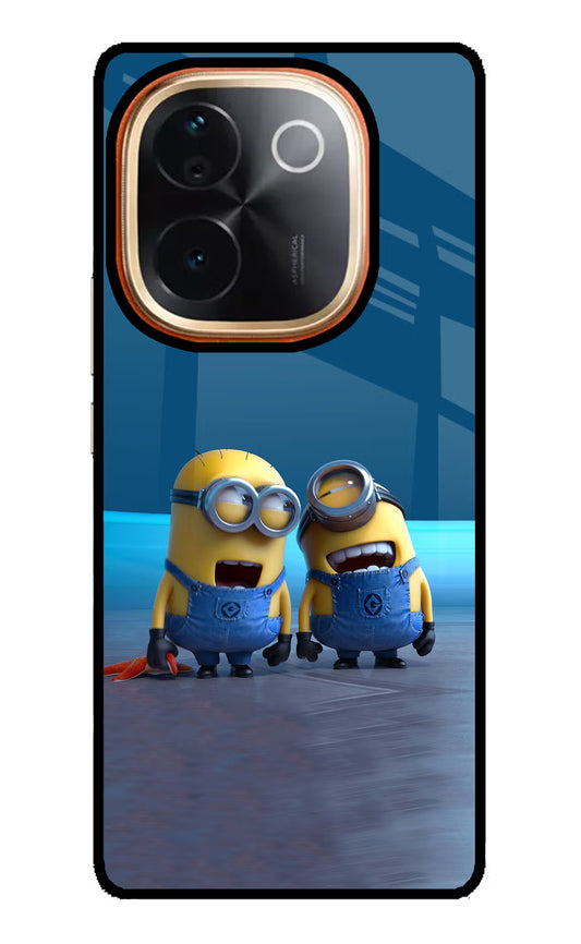 Minion Laughing Vivo T3 Pro 5G Glass Case