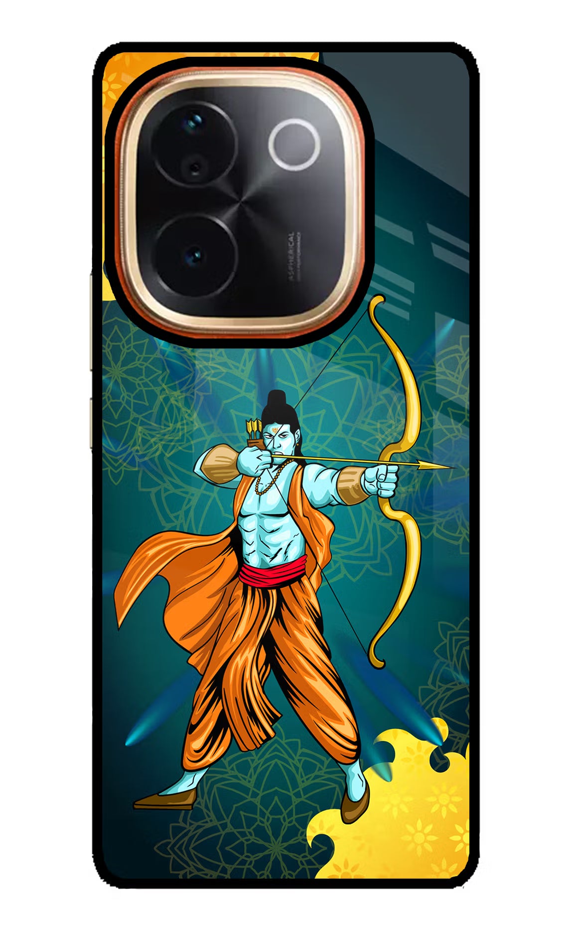 Lord Ram - 6 Vivo T3 Pro 5G Glass Case Back Cover by Casekaro