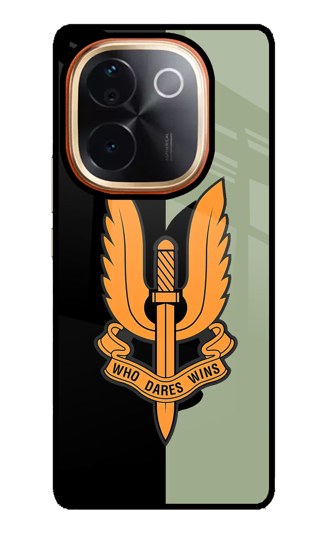 Balidan Logo Vivo T3 Pro 5G Glass Case Back Cover by Casekaro