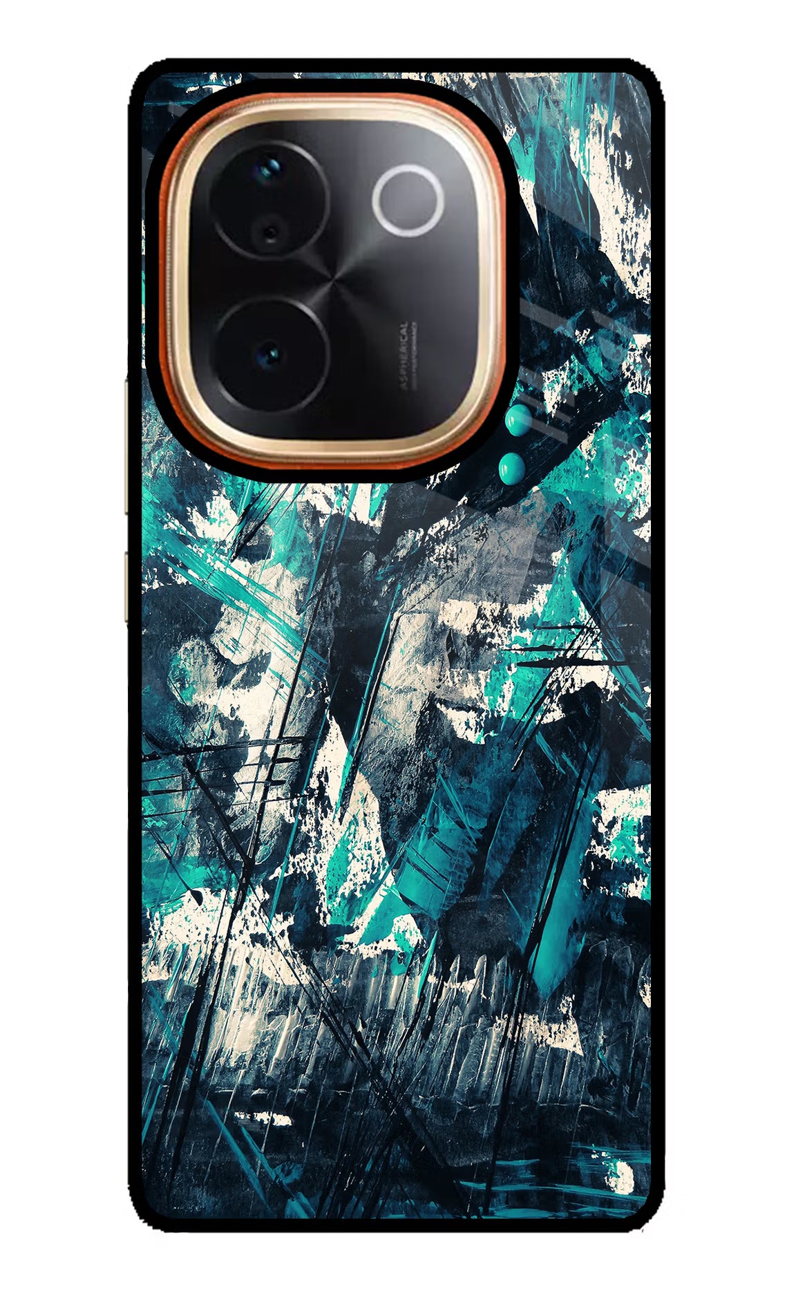 Artwork Vivo T3 Pro 5G Glass Case Back Cover by Casekaro