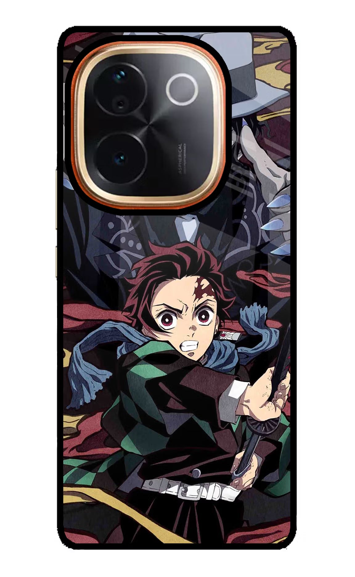 Demon Slayer Vivo T3 Pro 5G Glass Case Back Cover by Casekaro