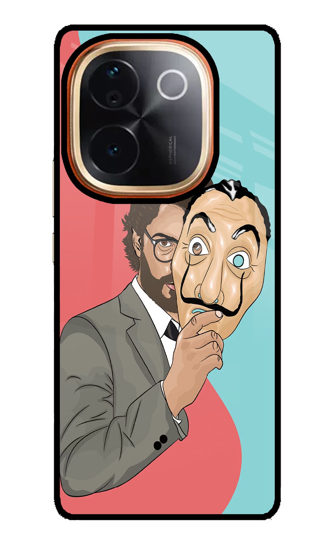 Professor Vivo T3 Pro 5G Glass Case Back Cover by Casekaro