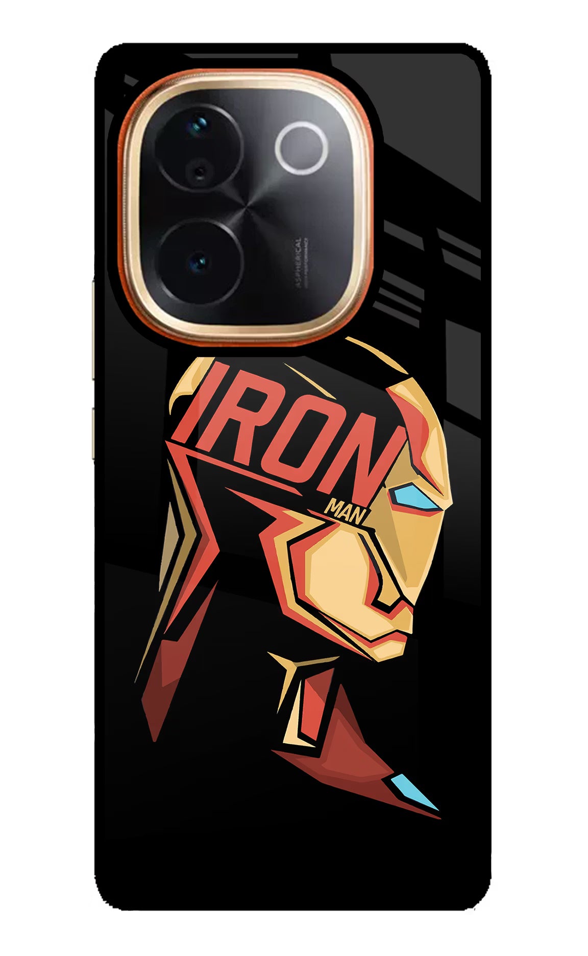 IronMan Vivo T3 Pro 5G Glass Case Back Cover by Casekaro