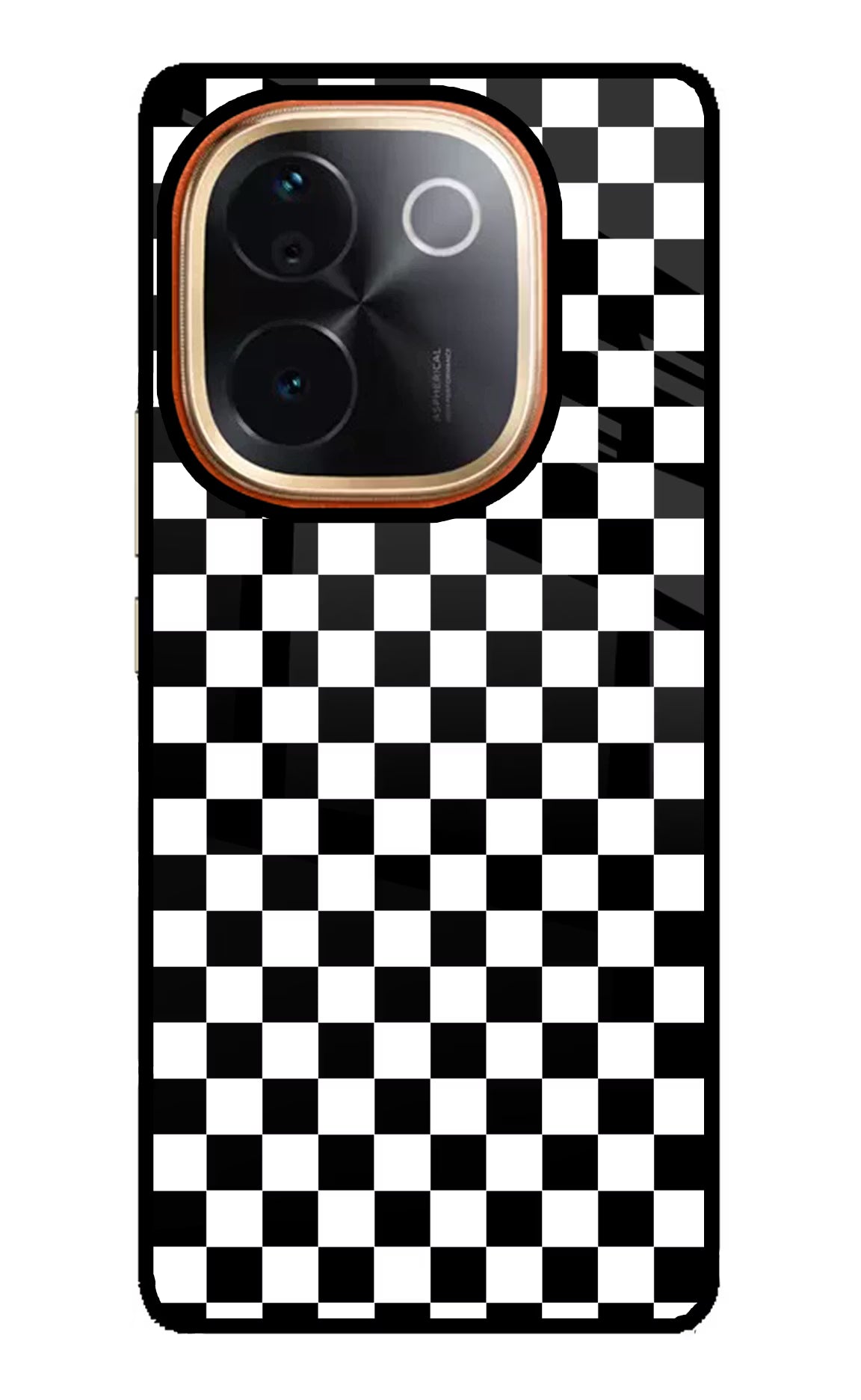 Chess Board Vivo T3 Pro 5G Glass Case Back Cover by Casekaro