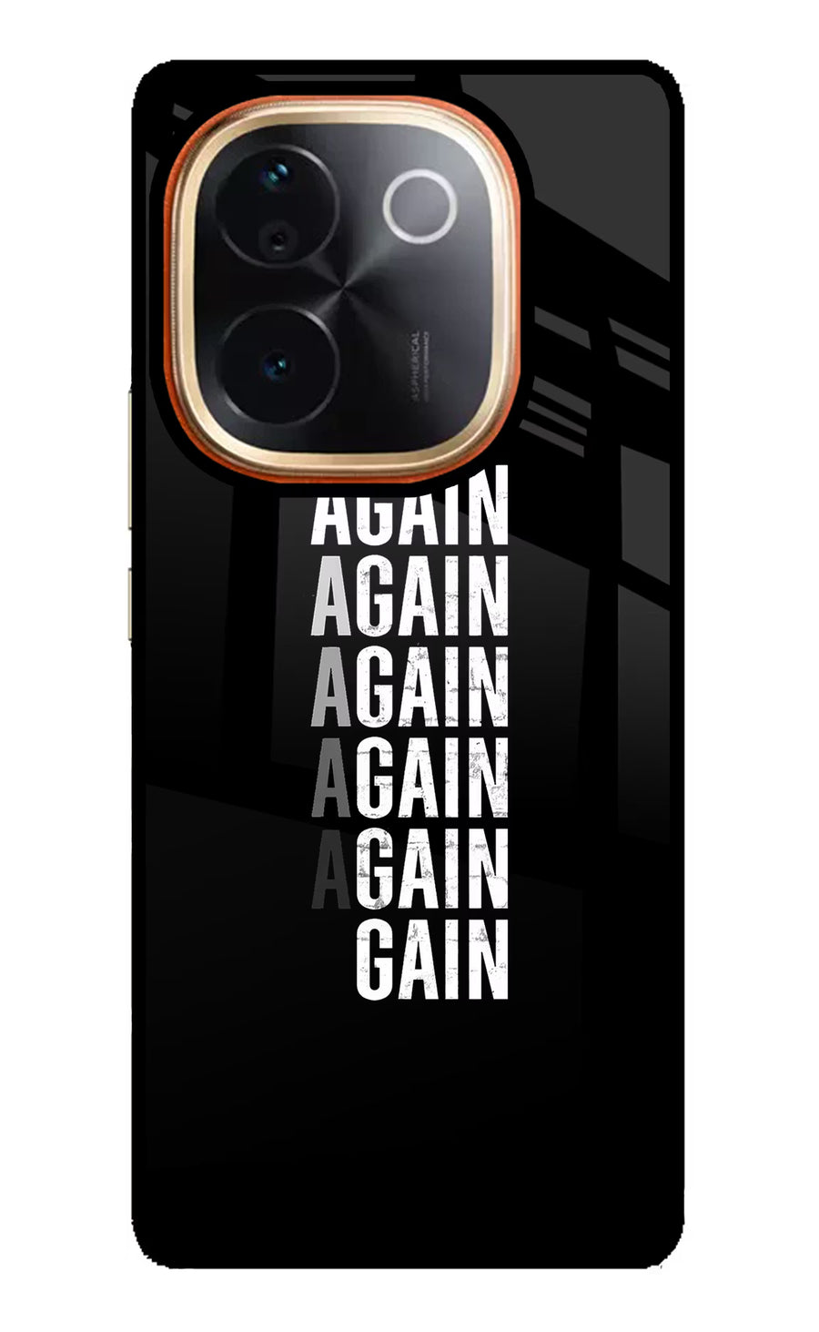 Again Again Gain Vivo T3 Pro 5G Back Cover, Glass case