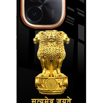 Satyamev Jayate Golden Vivo T3 Pro 5G Glass Case