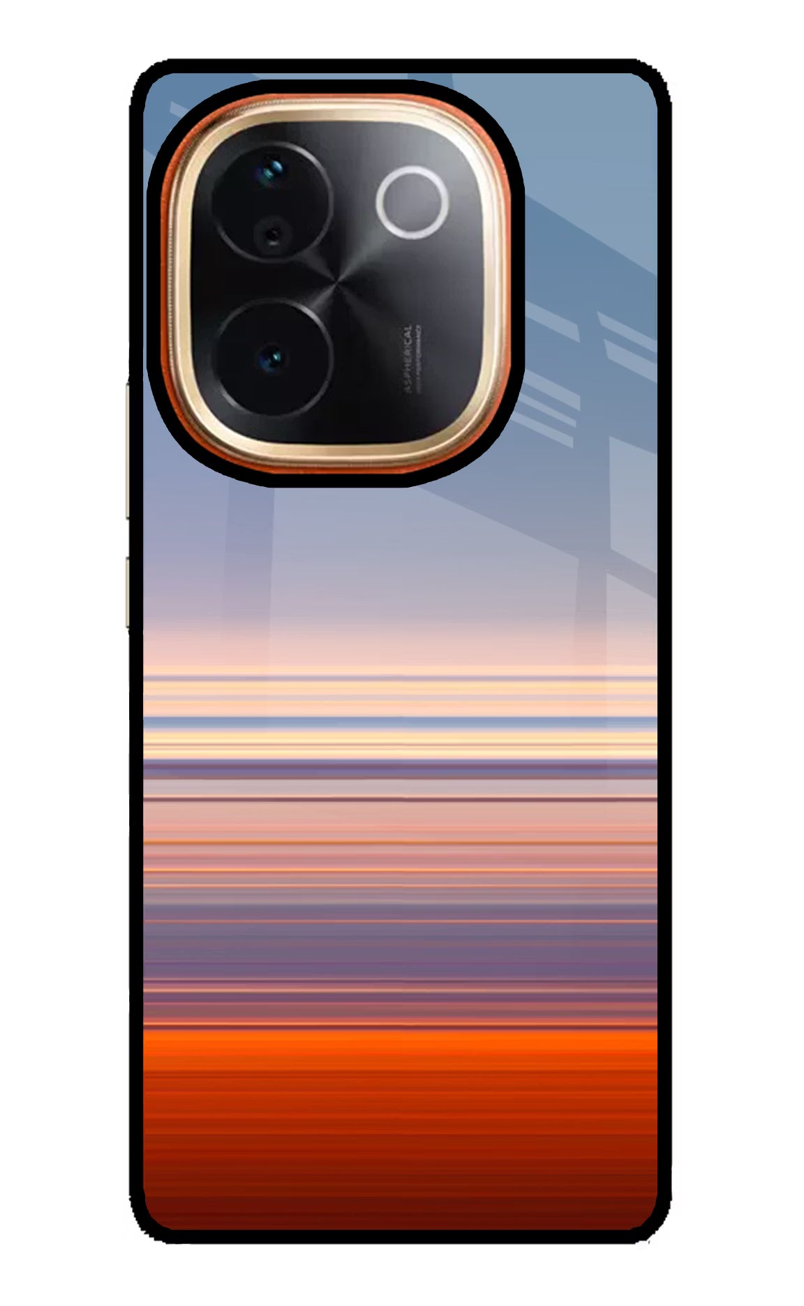 Morning Colors Vivo T3 Pro 5G Glass Case Back Cover by Casekaro