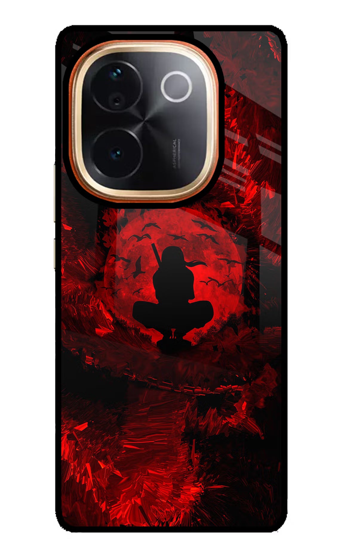 Itachi Uchiha Vivo T3 Pro 5G Glass Case Back Cover by Casekaro