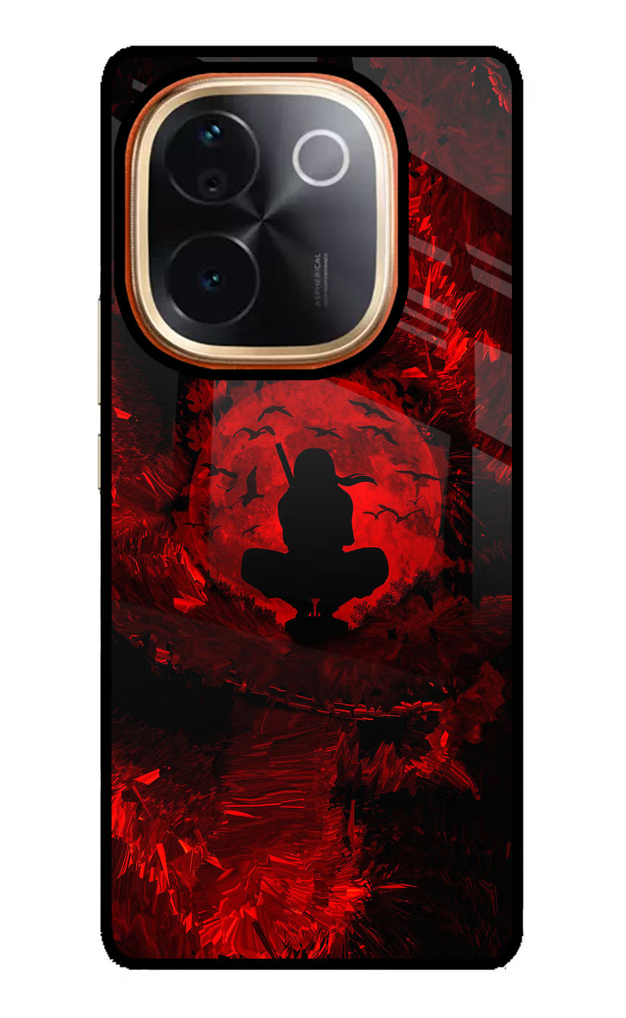 Itachi Uchiha Vivo T3 Pro 5G Back Cover, Glass case