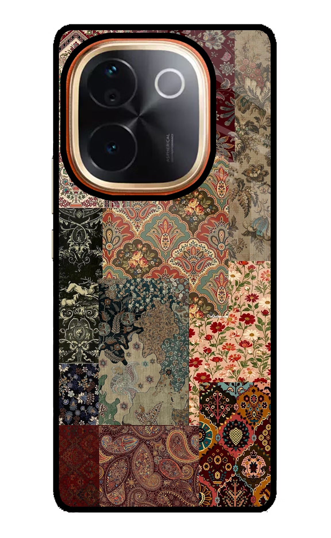 Desi Print Vivo T3 Pro 5G Glass Case Back Cover by Casekaro