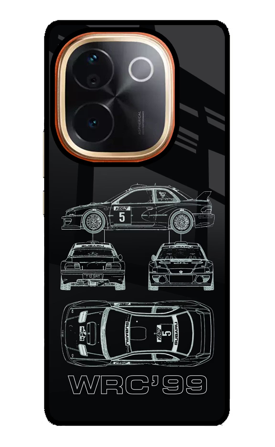 WRC'99 Vivo T3 Pro 5G Glass Case