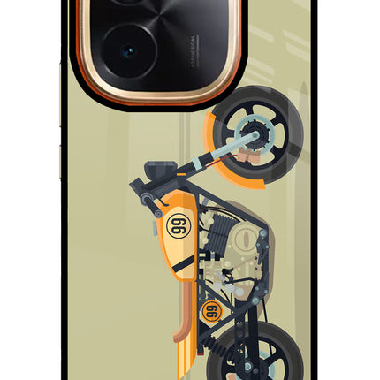 Vertical Speedster Vivo T3 Pro 5G Glass Case