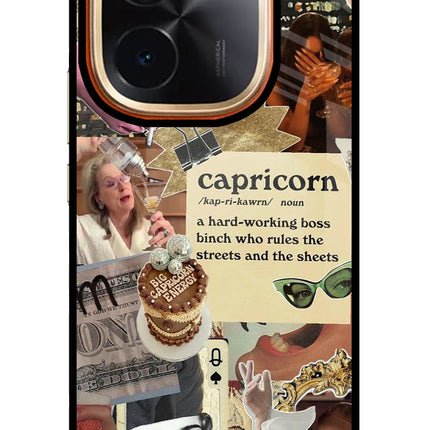 Capricorn Zodiac Vivo T3 Pro 5G Glass Case