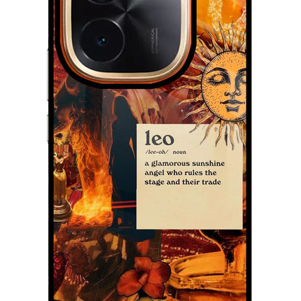 Leo Zodiac Vivo T3 Pro 5G Glass Case