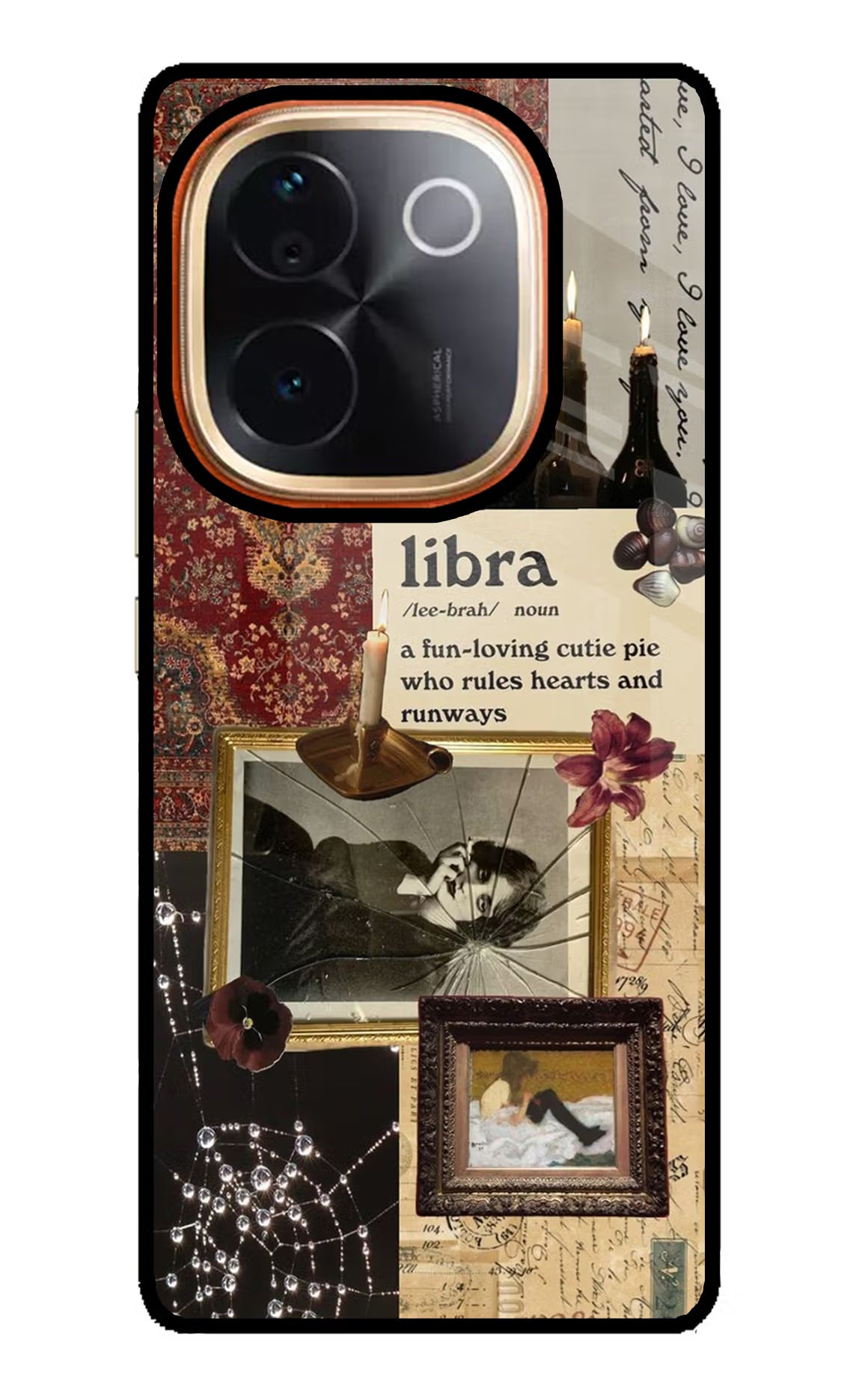 Libra Zodiac Vivo T3 Pro 5G Glass Case