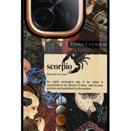 Scorpio Zodiac Vivo T3 Pro 5G Glass Case