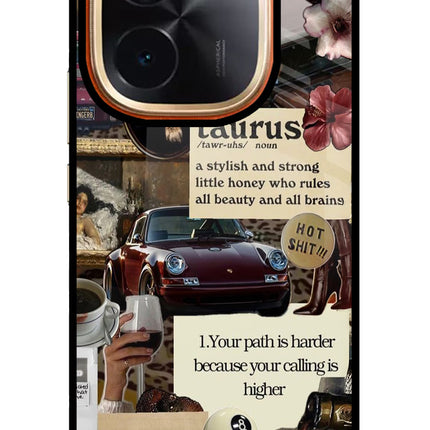 Taurus Zodiac Vivo T3 Pro 5G Glass Case