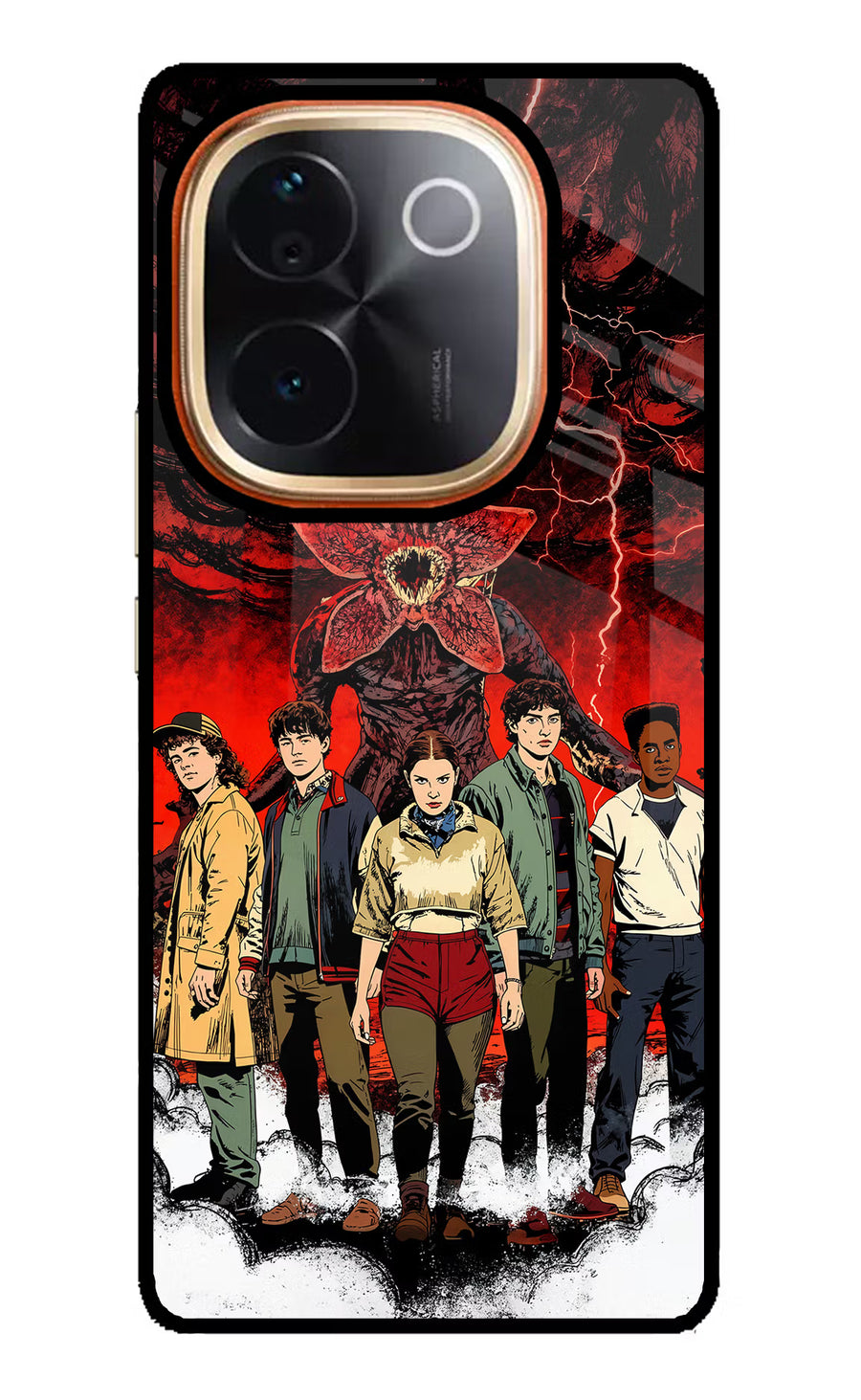 Ordinary Things Characters Vivo T3 Pro 5G Back Cover, Glass case