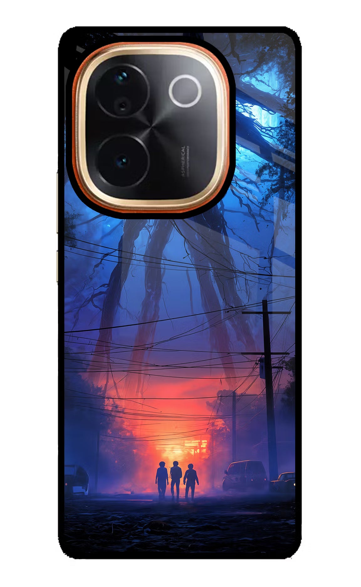 Ordinary Things Shadow Vivo T3 Pro 5G Glass Case Back Cover by Casekaro