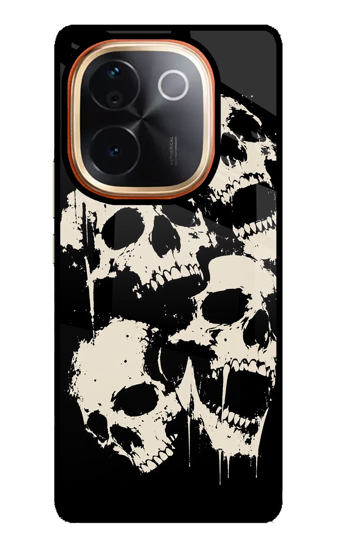 Dead Stack Vivo T3 Pro 5G Glass Case Back Cover by Casekaro