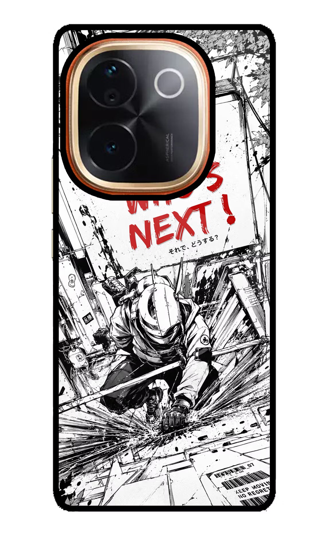 Who's Next Vivo T3 Pro 5G Glass Case Back Cover by Casekaro