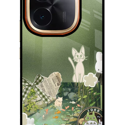 Aesthetic anime Vivo T3 Pro 5G Glass Case