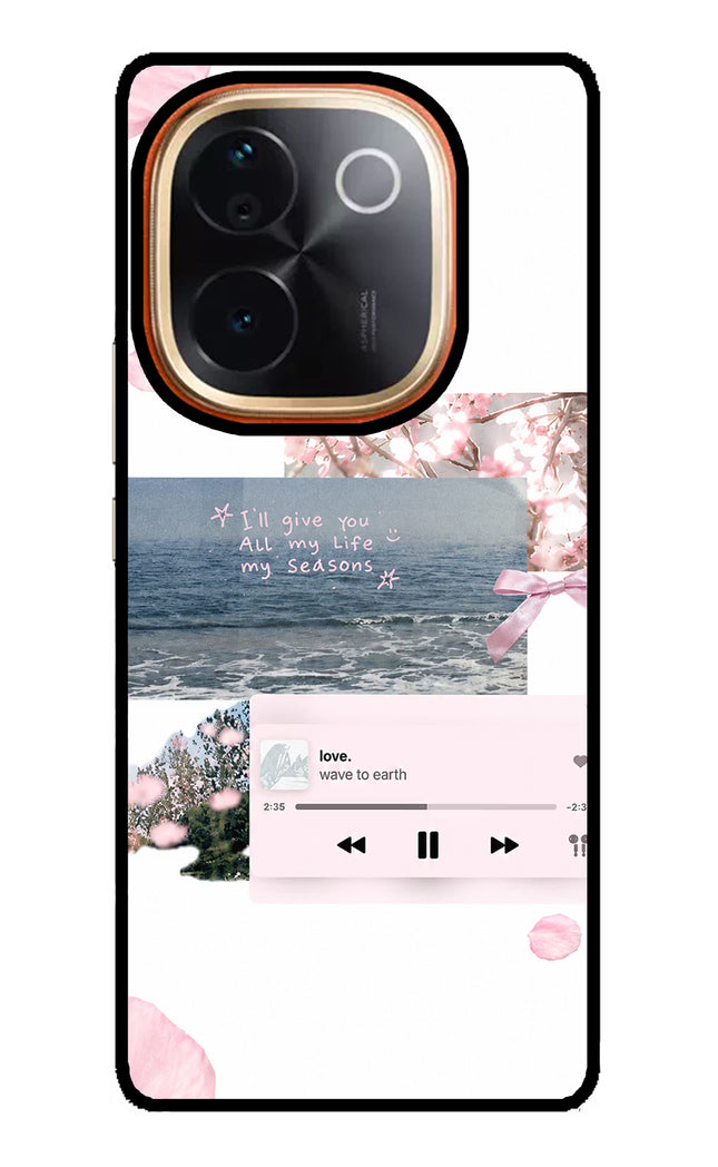 Wave to earth Vivo T3 Pro 5G Glass Case