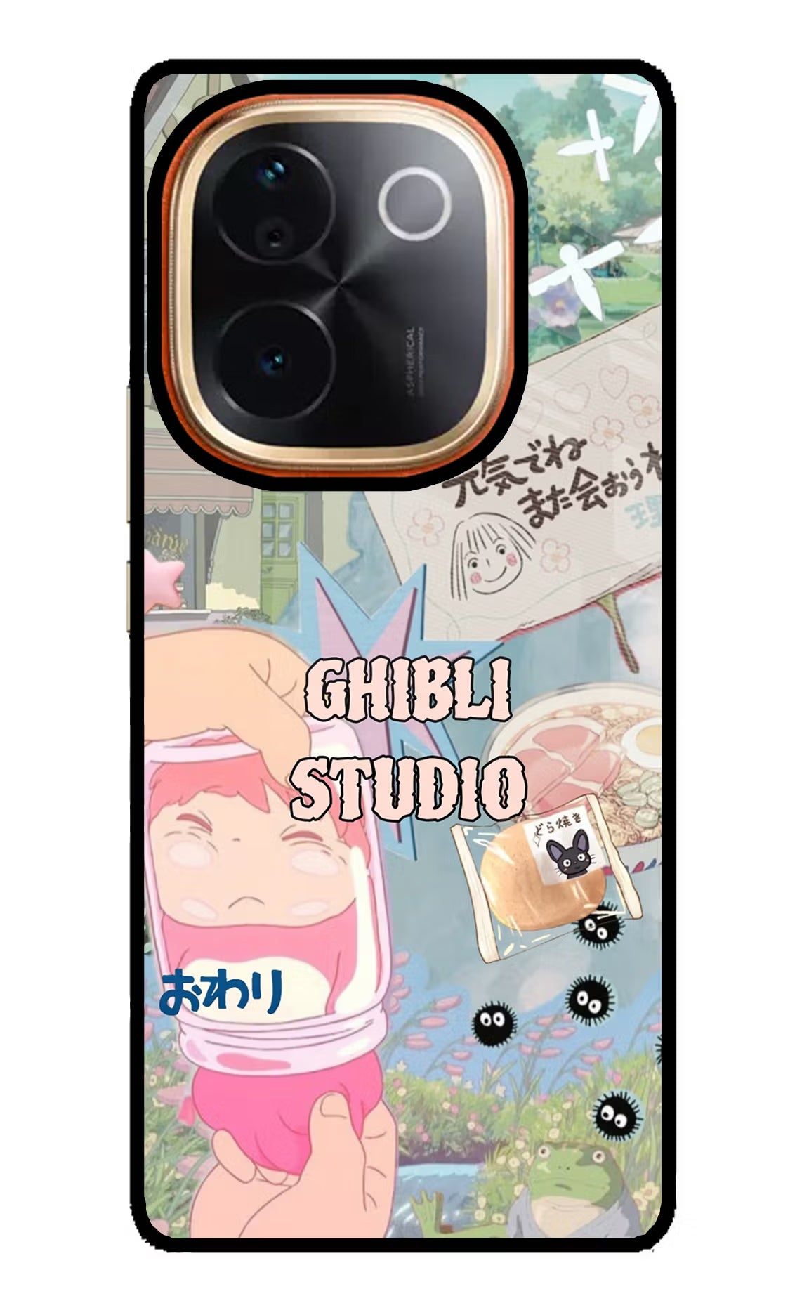 Studio Ghibli Vivo T3 Pro 5G Glass Case