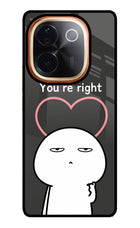 You're Right Vivo T3 Pro 5G Glass Case