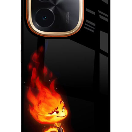 Ember Flame Vivo T3 Pro 5G Glass Case