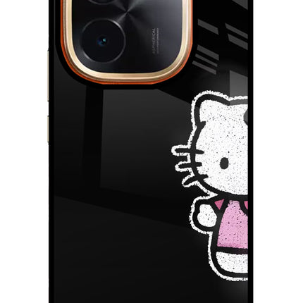 Kitty Charm Vivo T3 Pro 5G Glass Case