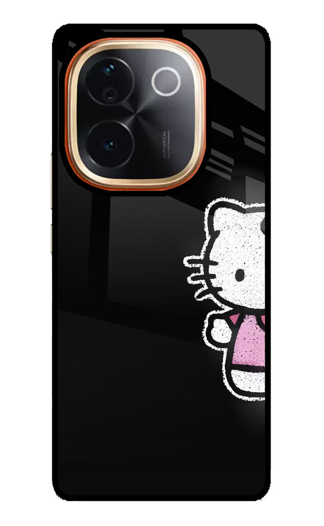 Kitty Charm Vivo T3 Pro 5G Glass Case