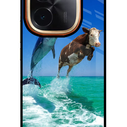 Dolphin vs Cow Vivo T3 Pro 5G Glass Case