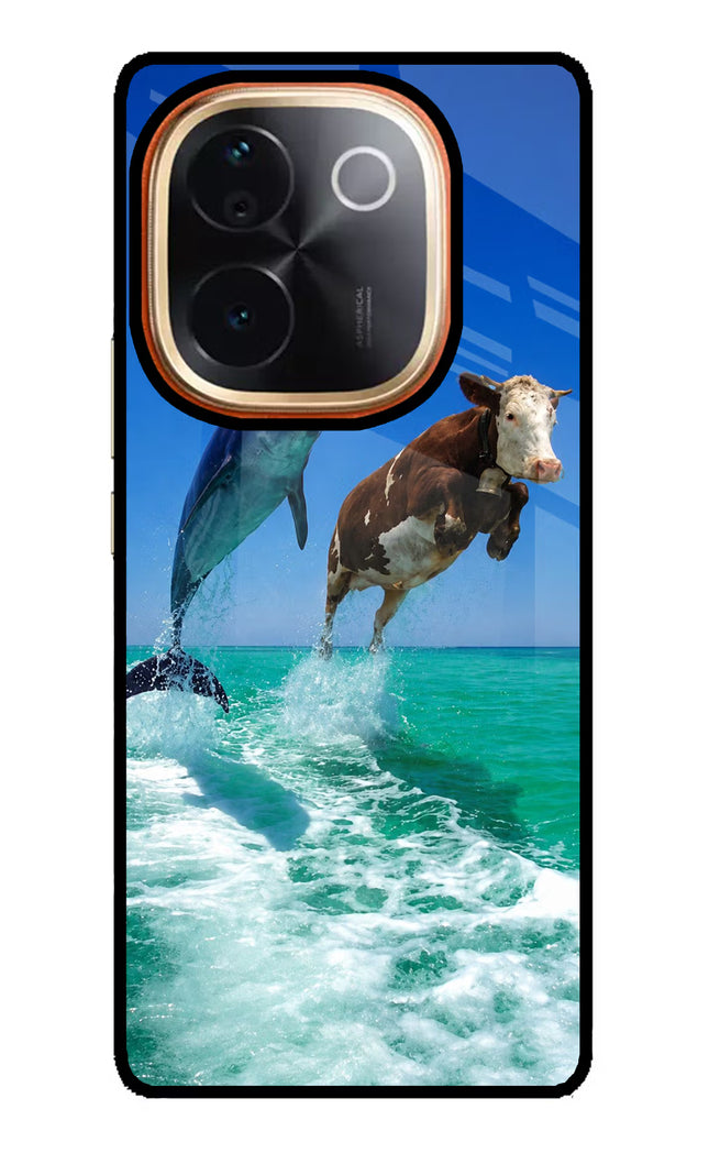 Dolphin vs Cow Vivo T3 Pro 5G Glass Case