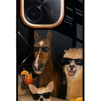 Party Squad Vivo T3 Pro 5G Glass Case