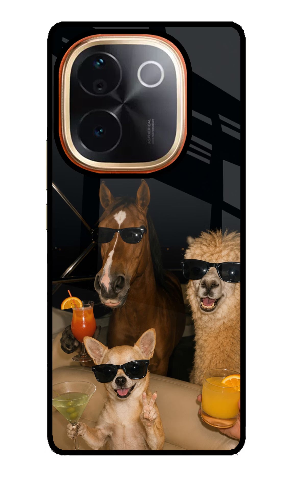 Party Squad Vivo T3 Pro 5G Glass Case